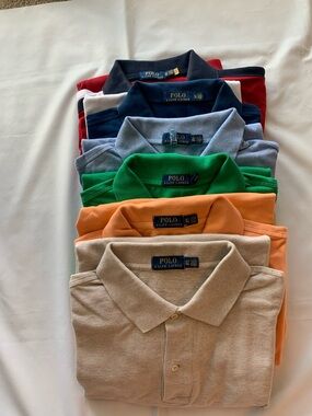 Bundle of 6 polos in great condition!